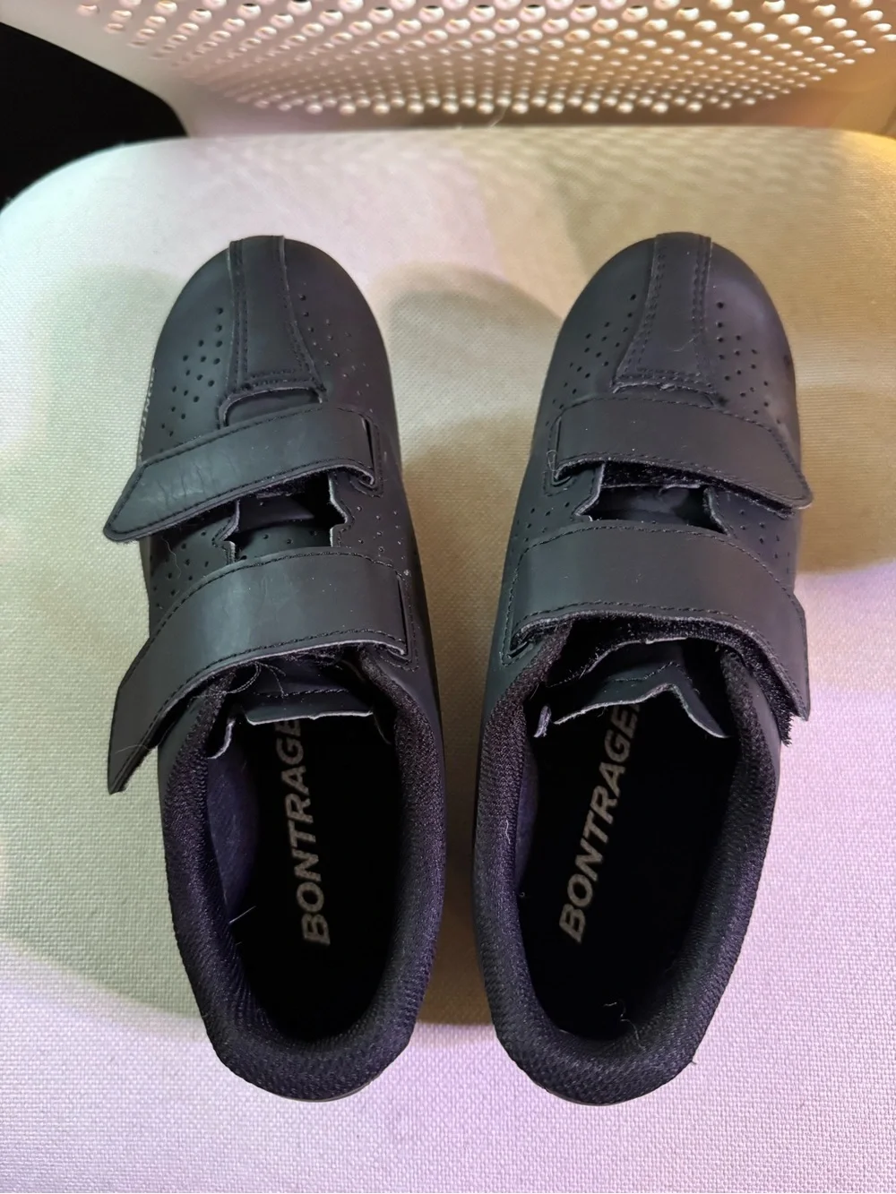 Bontrager Women's Black Cycling Shoes with Velcro Straps - size 38